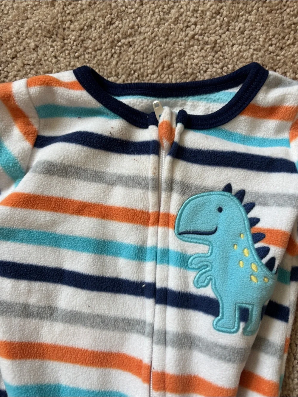 5 Boys Fleece Sleepers - 12 Months Sleep & Play